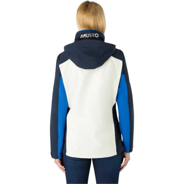 2024 Musto Frauen Sardinia Sailing Jacket 2.0 82010 - Aruba Blue / Navy